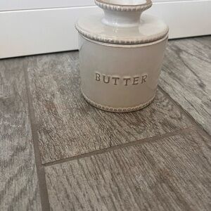 Hearth & Hand Cream Butter Dish